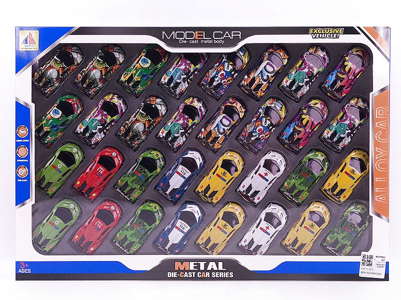 Die Cast Car Pull Back(32in1) toys