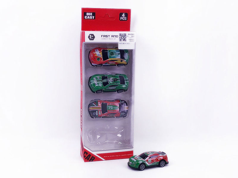 Pull Back Car(4in1) toys