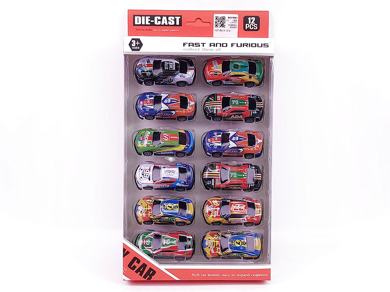 Pull Back Car(12in1) toys