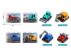 Die Cast Construction Truck Pull Back(4S4C) toys