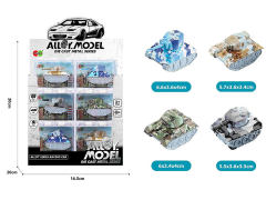 Die Cast Tank Pull Back(24in1) toys