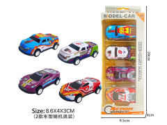 Pull Back Car(4in1) toys