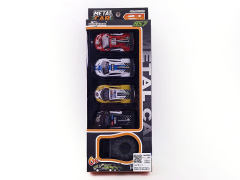 Die Cast Racing Car Pull Back(4in1) toys