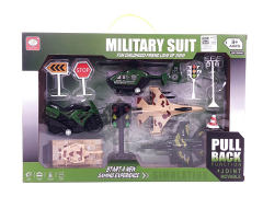 Pull Back Military Car Set(5in1) toys