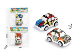 Pull Back Taxi(2C) toys