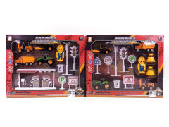 Die Cast Construction Truck Set Pull Back(2S) toys