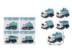 Pull Back Sanitation Truck(4S) toys