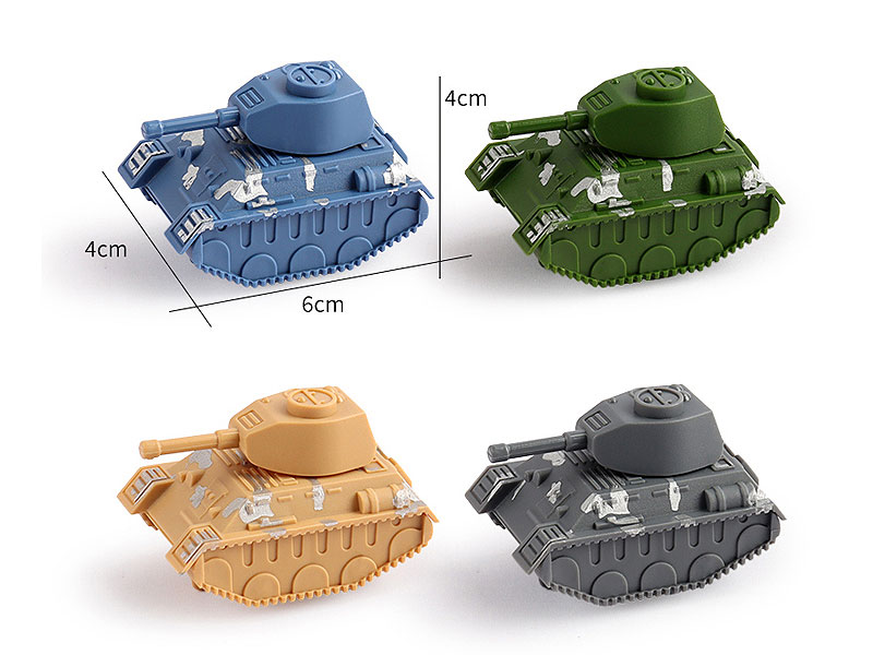 Pull Back Tank(4C) toys