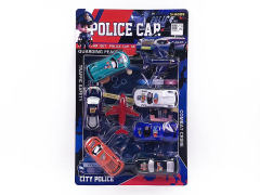 Pull Back Car & Pull Back Police Car & Free Wheel Airplane(8in1)