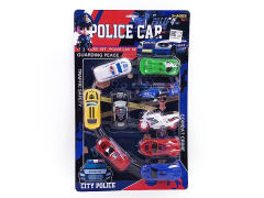 Pull Back Car & Pull Back Police Car & Free Wheel Helicopter & Free Wheel Motorcycle(9in1)