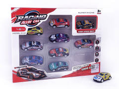 1:64 Pull Back Racing Car(10in1) toys