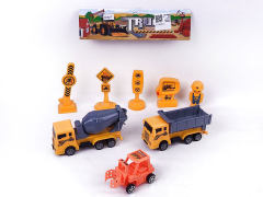 Pull Back Construction Truck Set(2in1) toys