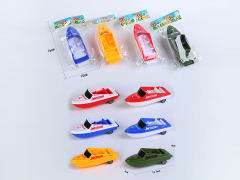 Pull Back Boat(6C) toys