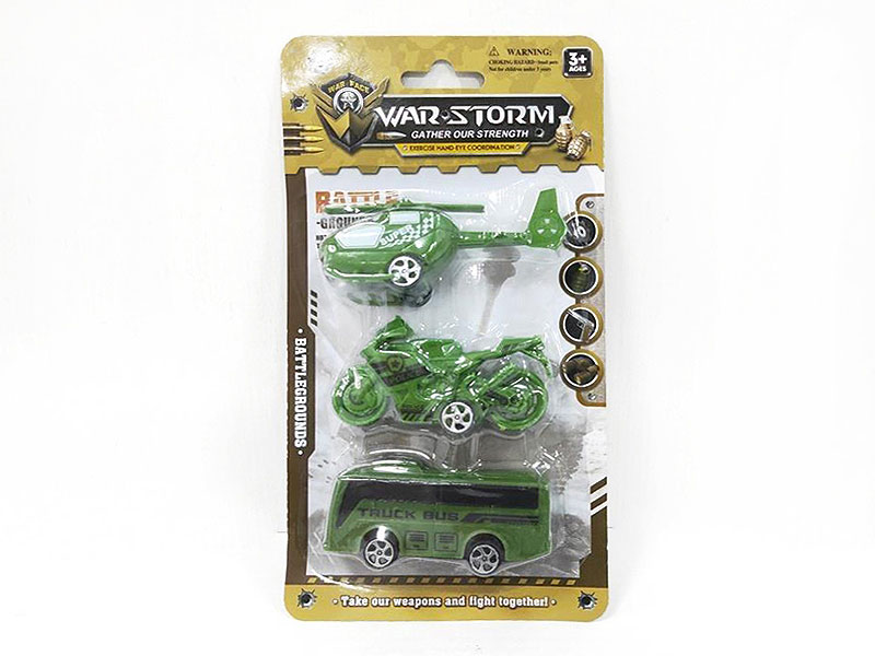 Pull Back Military Car(3in1) toys