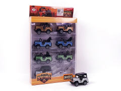 Pull Back Jeep(8in1) toys