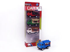 Pull Back Selling Car(4in1) toys
