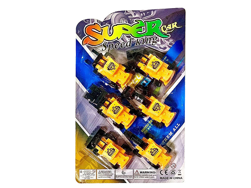 Pull Back Construction Truck(6in1) toys