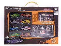 Die Cast Racing Car Set Pull Back toys