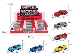 1:64 Die Cast Car Pull Back(12in1) toys