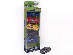 8.5CM Die Cast Racing Car Pull Back(6in1) toys