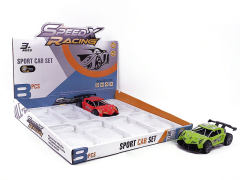 Pull Back Sports Car W/L_M(8in1) toys