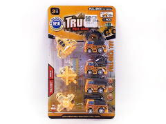 Pull Back Construction Truck & Pull Back Airplane(7in1) toys