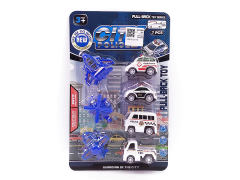 Pull Back Police Car & Pull Back Airplane(7in1) toys