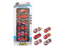 Pull Back Fire Engine(6in1) toys