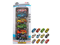 Pull Back Car(6in1) toys