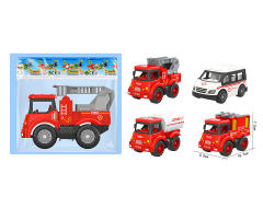 Pull Back Fire Engine(4S) toys