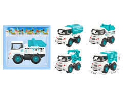 Pull Back Sanitation Truck(4S) toys