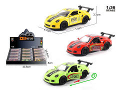 1:36 Die Cast Car Pull Back(12in1) toys