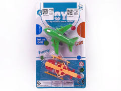 Pull Back Airplane & Pull Back Helicopter toys