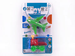 Pull Back Airplane & Pull Back Train toys