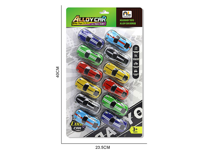 Die Cast Car Pull Back(12in1) toys