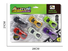 Die Cast Car Pull Back(6in1) toys