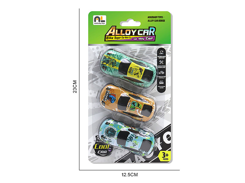 Die Cast Car Pull Back(3in1) toys