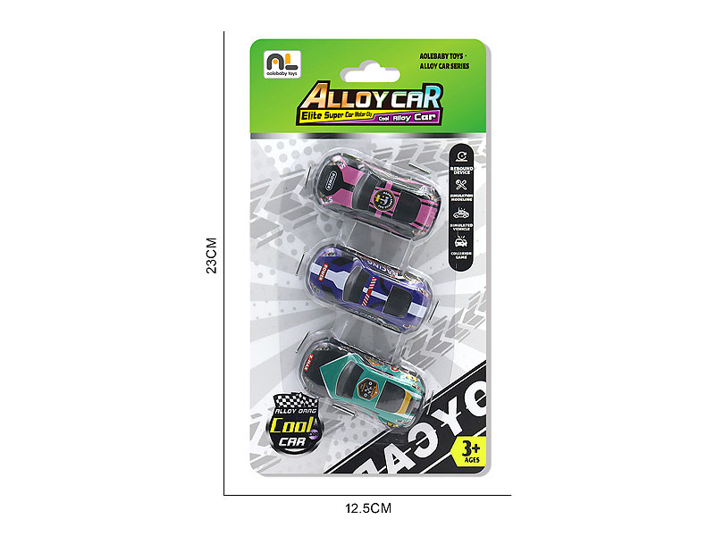 Die Cast Car Pull Back(3in1) toys