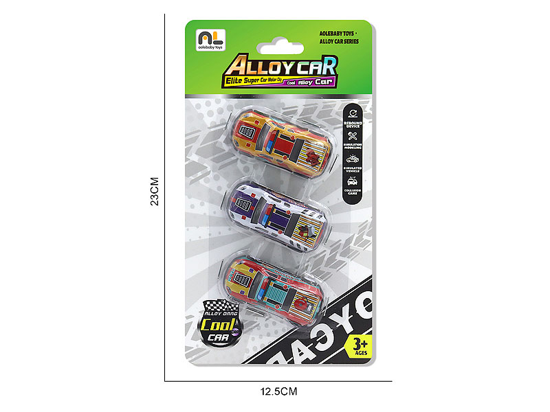 Die Cast Car Pull Back(3in1) toys