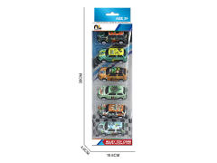 Die Cast Car Pull Back(6in1) toys