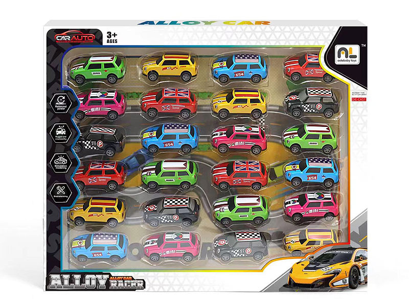 Die Cast Car Pull Back(24in1) toys