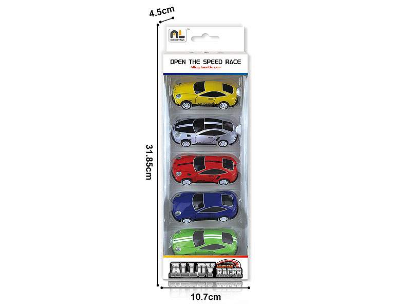 Die Cast Car Pull Back(5in1) toys