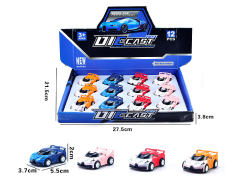 Die Cast Car Pull Back(12in1) toys