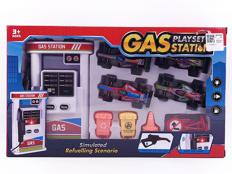 Pull Back Equation Car Set(4in1) toys