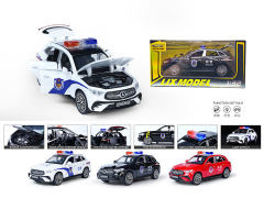 1:32 Die Cast Police Car Pull Back W/L_S(3C)