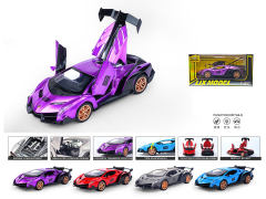 1:32 Die Cast Car Pull Back W/L_S(4C) toys