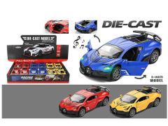 1:32 Die Cast Car Pull Back W/L_M(12in1) toys