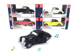 1:32 Die Cast Car Pull Back W/L_M(4C) toys