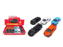 1:32 Die Cast Car Pull Back W/L_M(12in1) toys