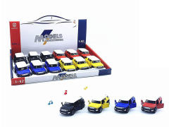 1:32 Die Cast Car Pull Back W/L_M(12in1) toys